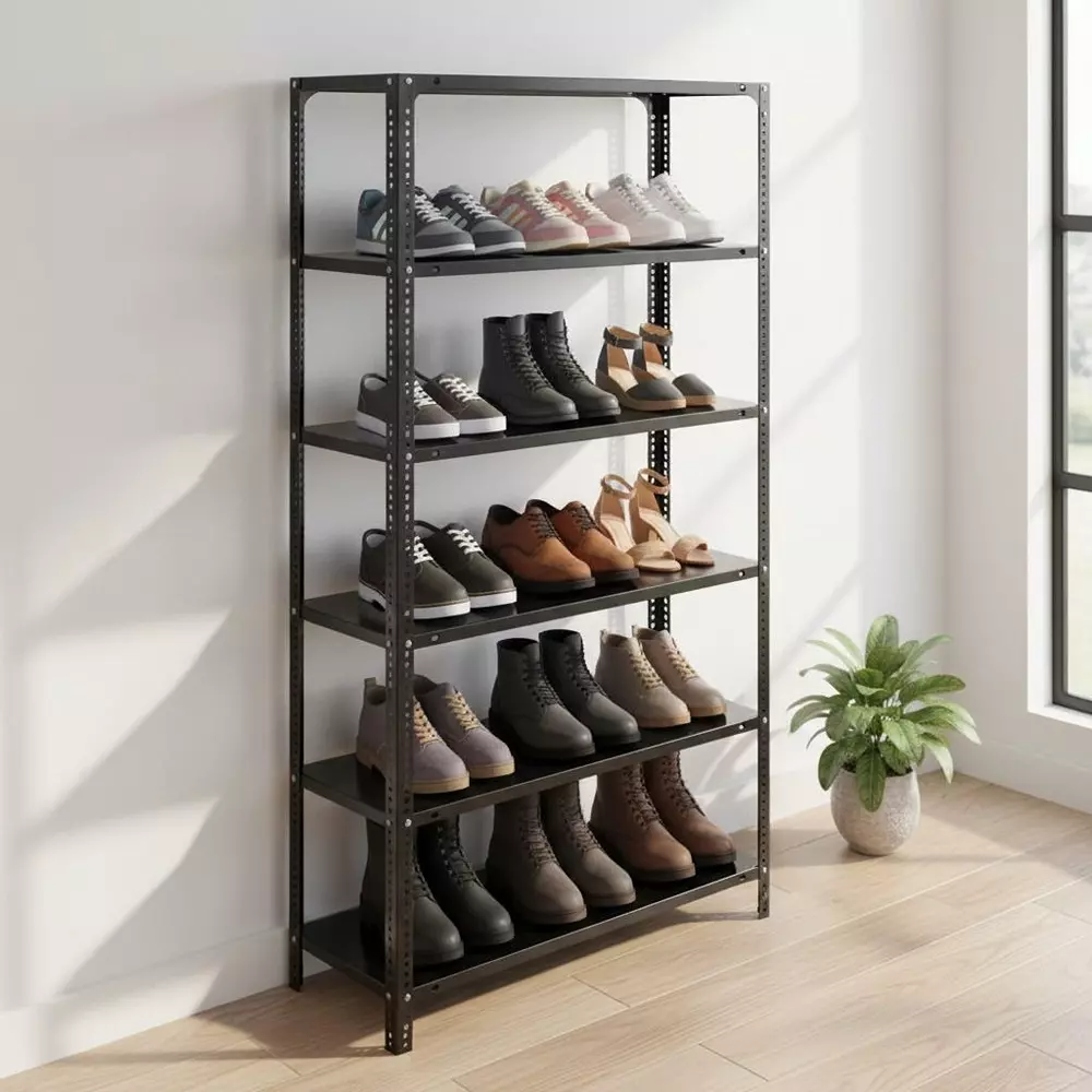 spacious-shoe-rack-grey-6-shelves-72x36x12-inch-size