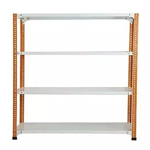 spacious-luggage-rack-orange-and-white-4-shelves-12x36x48-inch-size