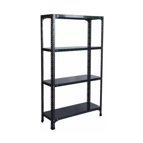 Spacious Luggage Rack Grey 4 Shelves 24x36x77 inch Size