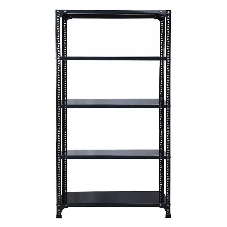 Spacious Luggage Rack Grey 5 Shelves 24x36x35 inch Size