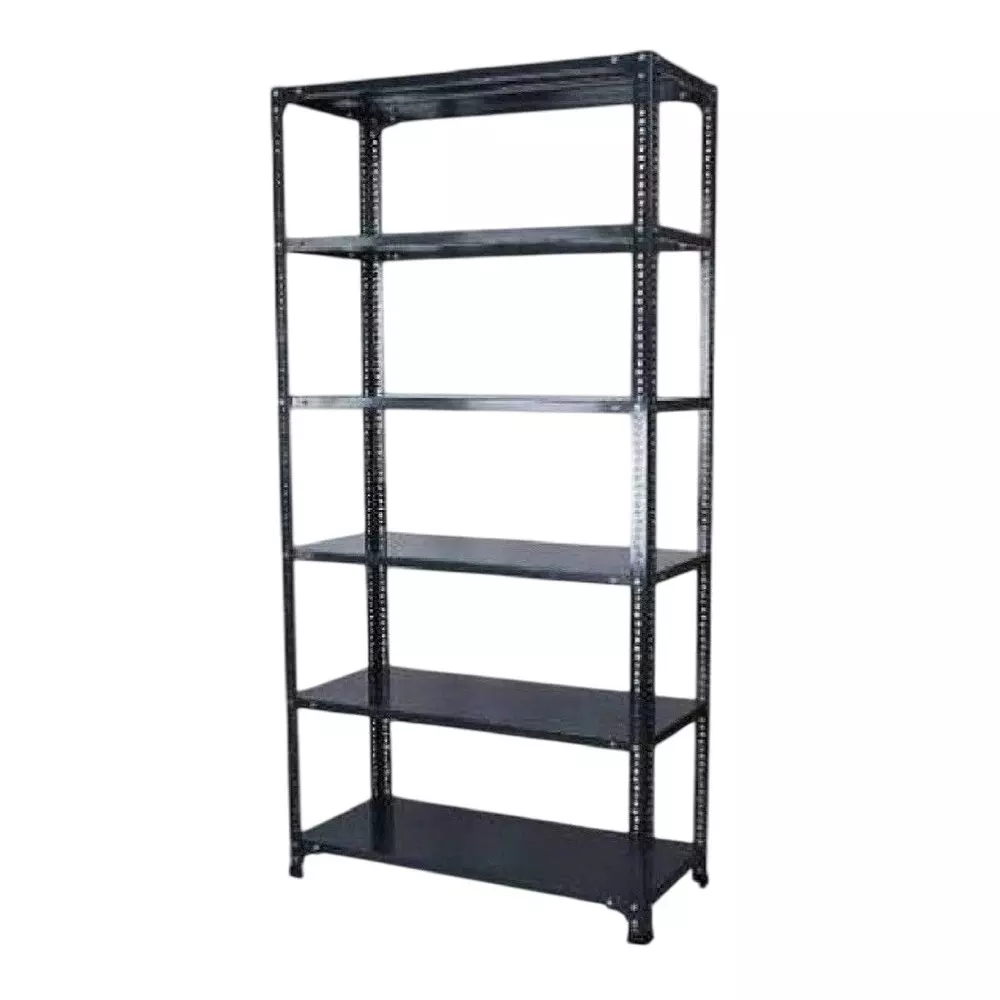 Spacious Luggage Rack Grey 6 Shelves 24x36x78 inch Size