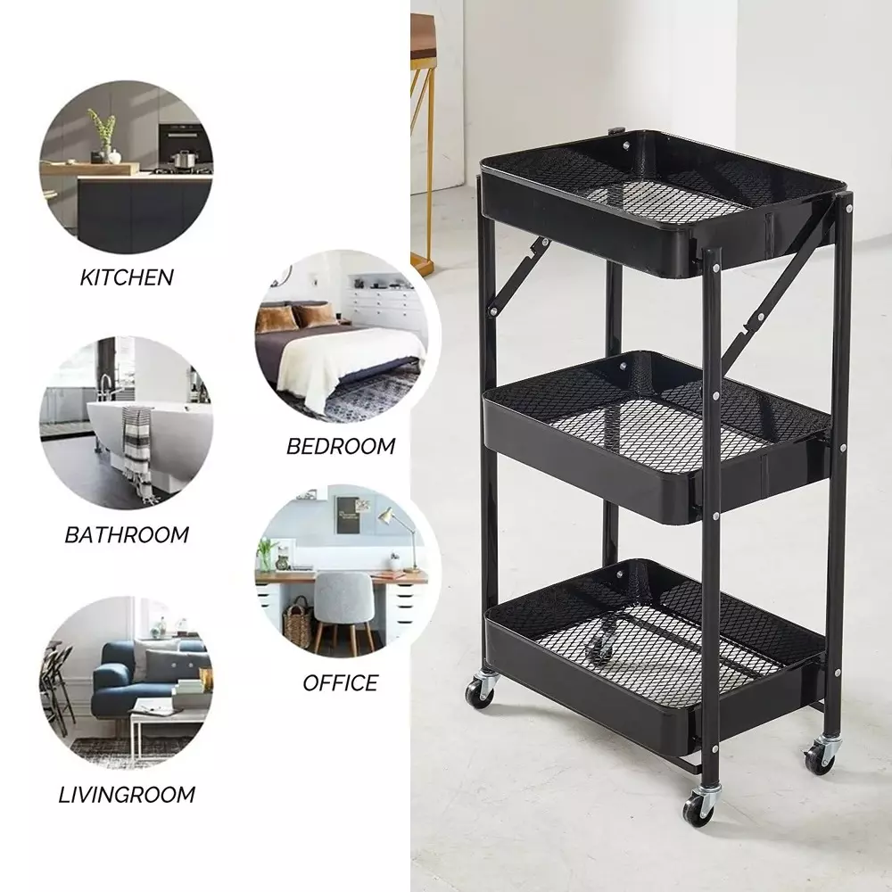 bigapple-multipurpose-foldable-rack-trolley-iron-3-tier-77x46x30-cm-overall-size-black-with-4-rubber-wheels