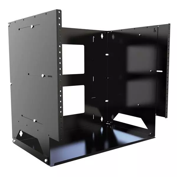 Hammond APBS Series Wall Mount Rack Black 0.4441 m (1.458 ft), APBS198UBK