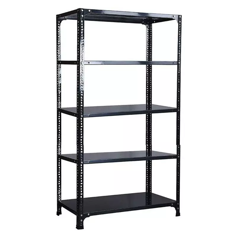 Spacious Luggage Rack Black 5 Shelves 14x32x47 inch Size