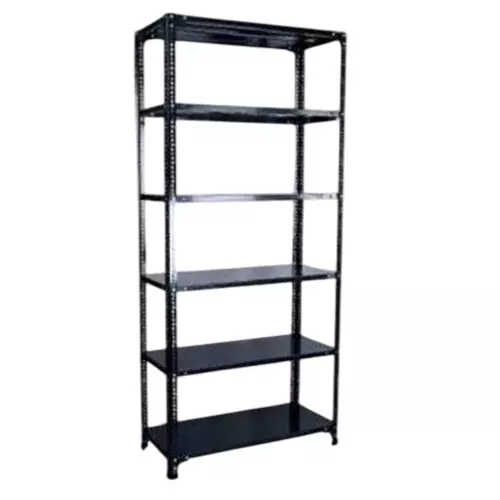 Spacious Luggage Rack Grey 6 Shelves 15x36x79 inch Size