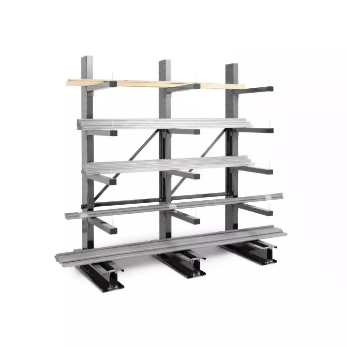 Manorga Steel Dark Grey Storage Racking 600 mm x 600 mm, ZFNIVSUPCANTML60A