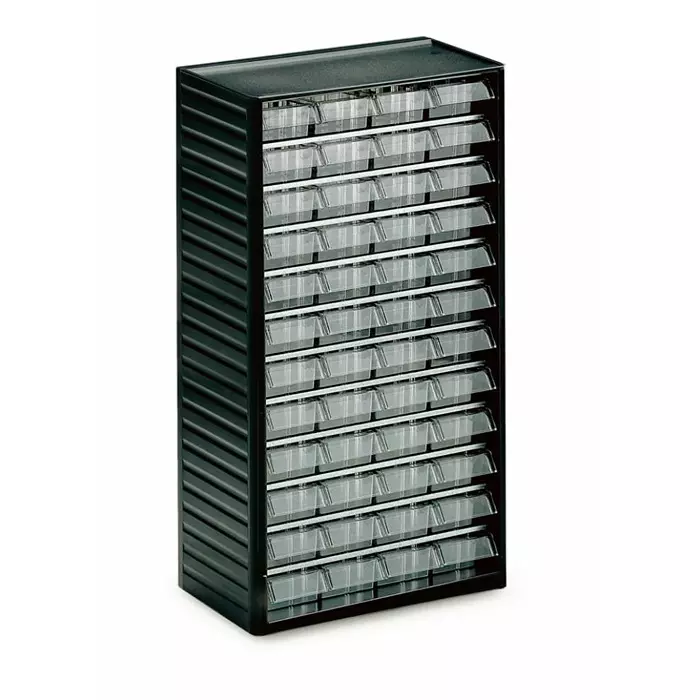 Treston 48 Drawer Storage Unit PP 550 x310 x180 mm Grey, 551-3