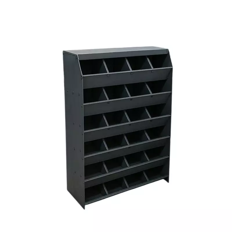 Menage 6-Tier Storage Organizer 24 Compartments 152.4x76.2x30.48 cm Steel Frame