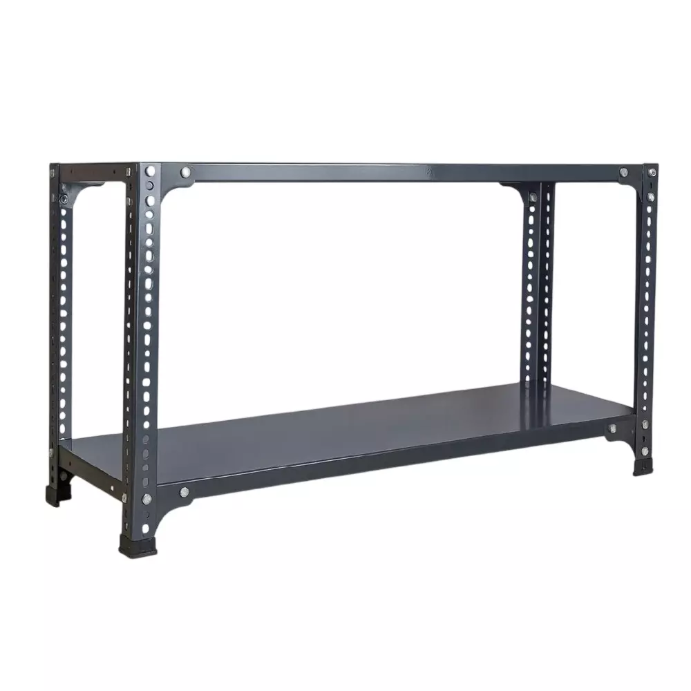 Spacious Shopsy Book Shelf Storage Rack Grey Color 2 Shelves 9(D) x 23(W) Inch
