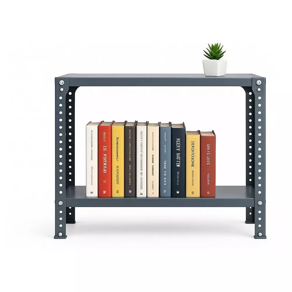 spacious-shopsy-book-shelf-storage-rack-metal-grey-2-shelves-12x35x25-inch-shopb123624shv2