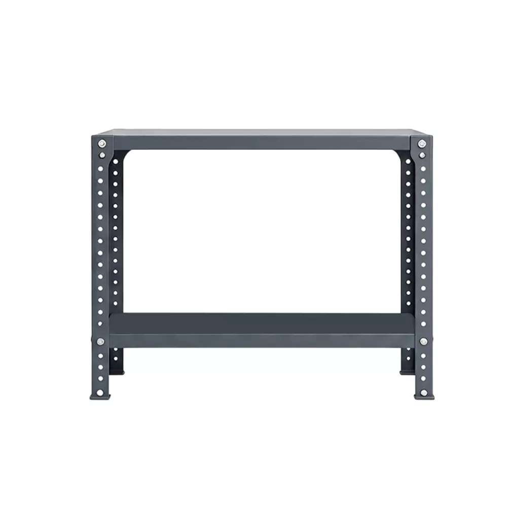 Spacious Shopsy Book Shelf Storage Rack Metal Grey Color 2 Shelves 12x35x23 inch, New-Shopcy12_35_23_shv2