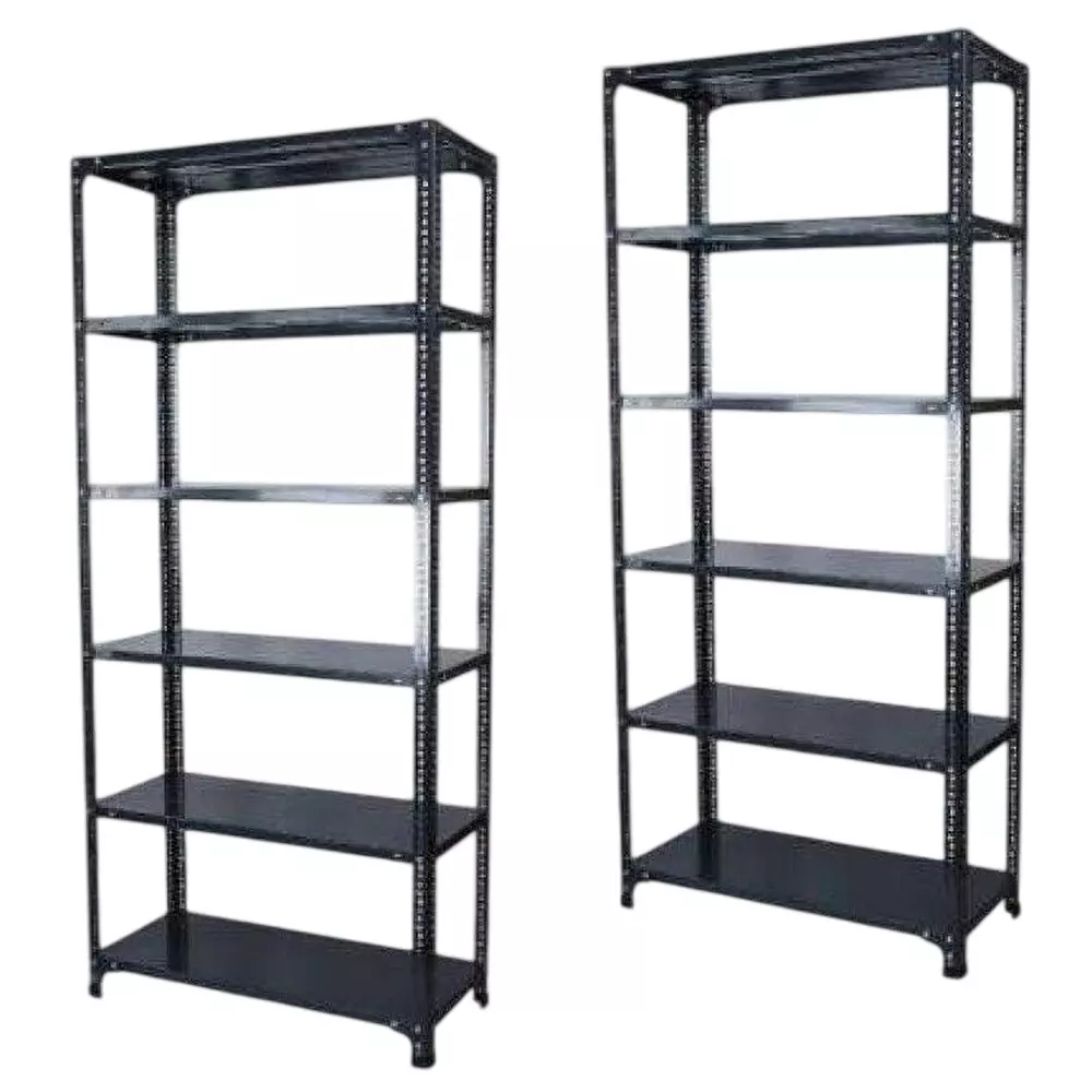 Spacious Metal Kitchen Cabinet Grey 6 Shelves 15X33x60 inch Size
