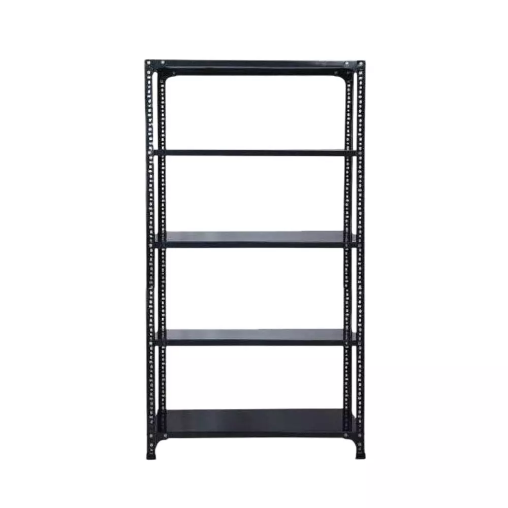 Spacious Metal Kitchen Cabinet Grey 5 Shelves 18x36x87 inch Size