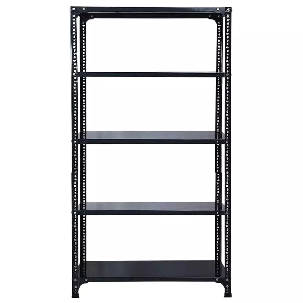 spacious-metal-kitchen-cabinet-black-4-shelves-24x36x49-inch