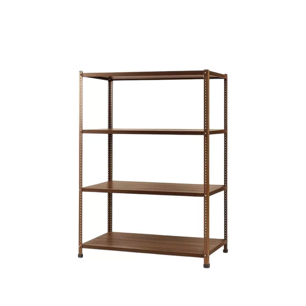 Spacious Metal Kitchen Cabinet Dark Chocolate 4 Shelves 12x36x60 inch Size