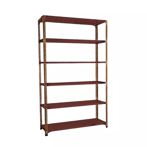 Buy Spacious Luggage Rack Iron Dark Chocolate 6 Shelves 18x36x77 inch ...