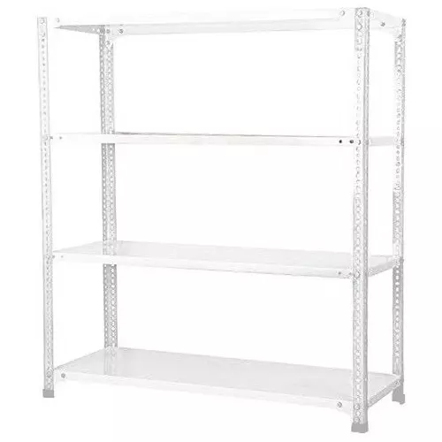 Buy Spacious Luggage Rack White Color 4 Shelves 15x36x77 inch Size ...
