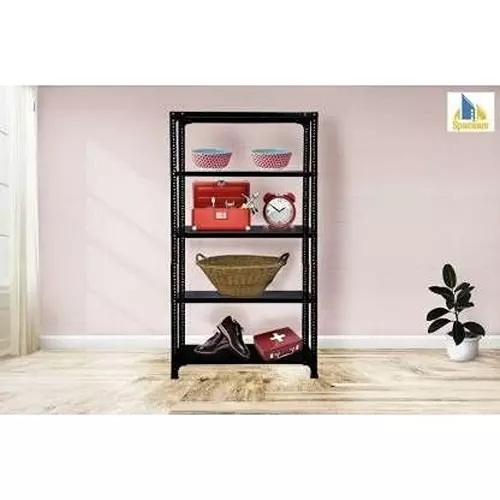 spacious-luggage-rack-iron-grey-5-shelves-12x24x87-inch-size-pack-of-2