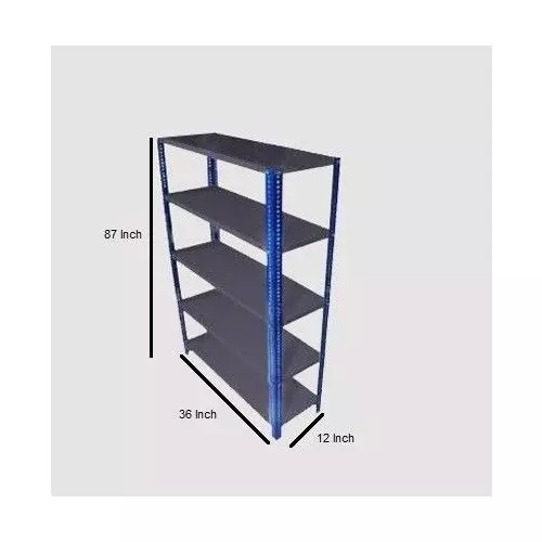 spacious-luggage-rack-iron-blue-and-grey-5-shelves-12x36x87-inch-size