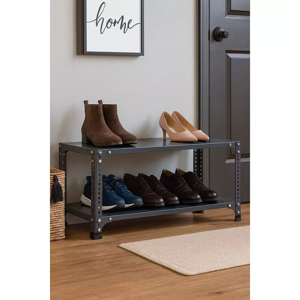 spacious-shopsy-shoe-rack-grey-2-shelves-12x35x24-inch-size