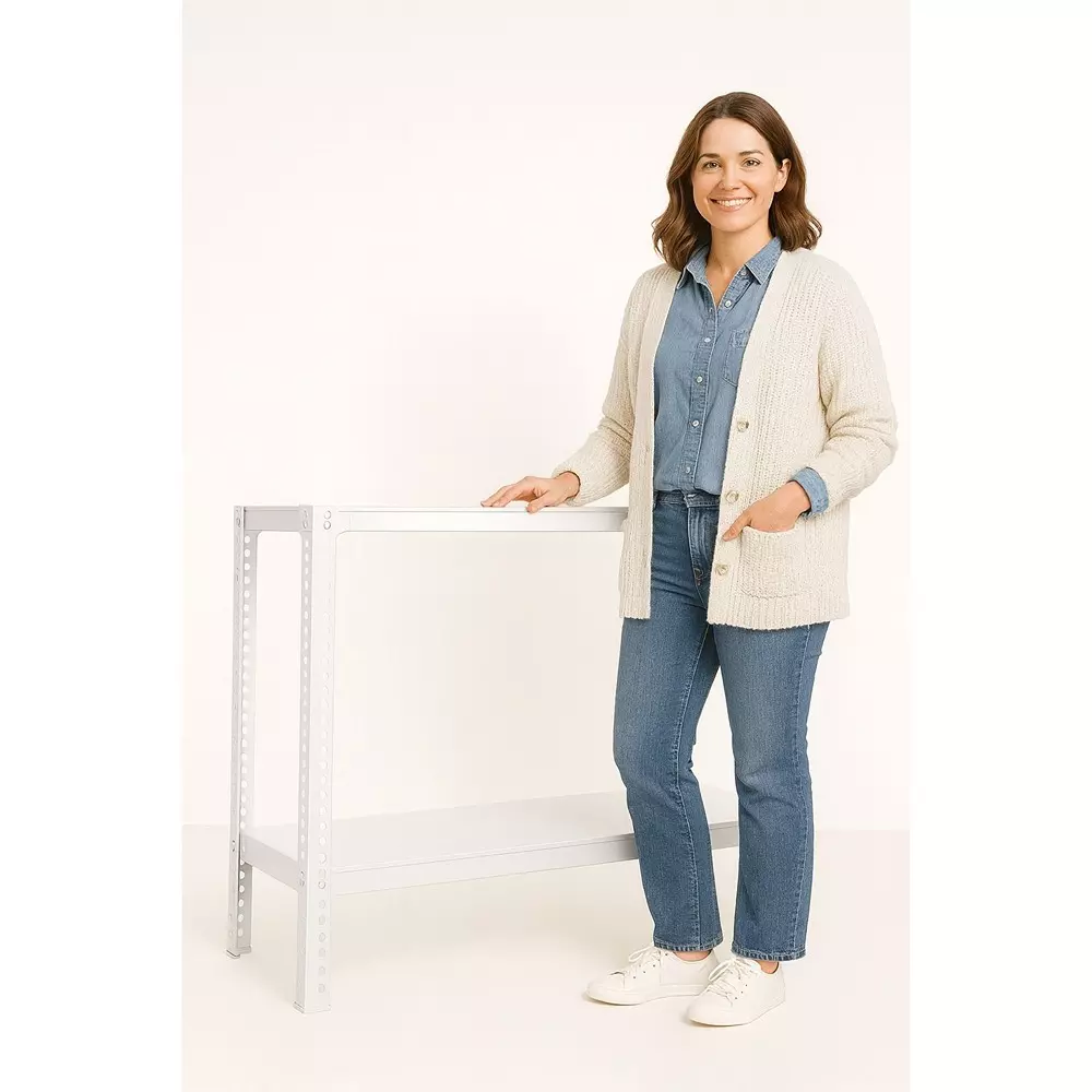 spacious-shopsy-book-shelf-storage-rack-metal-white-2-shelves-12x34x26-inch-shopwht12x34x26