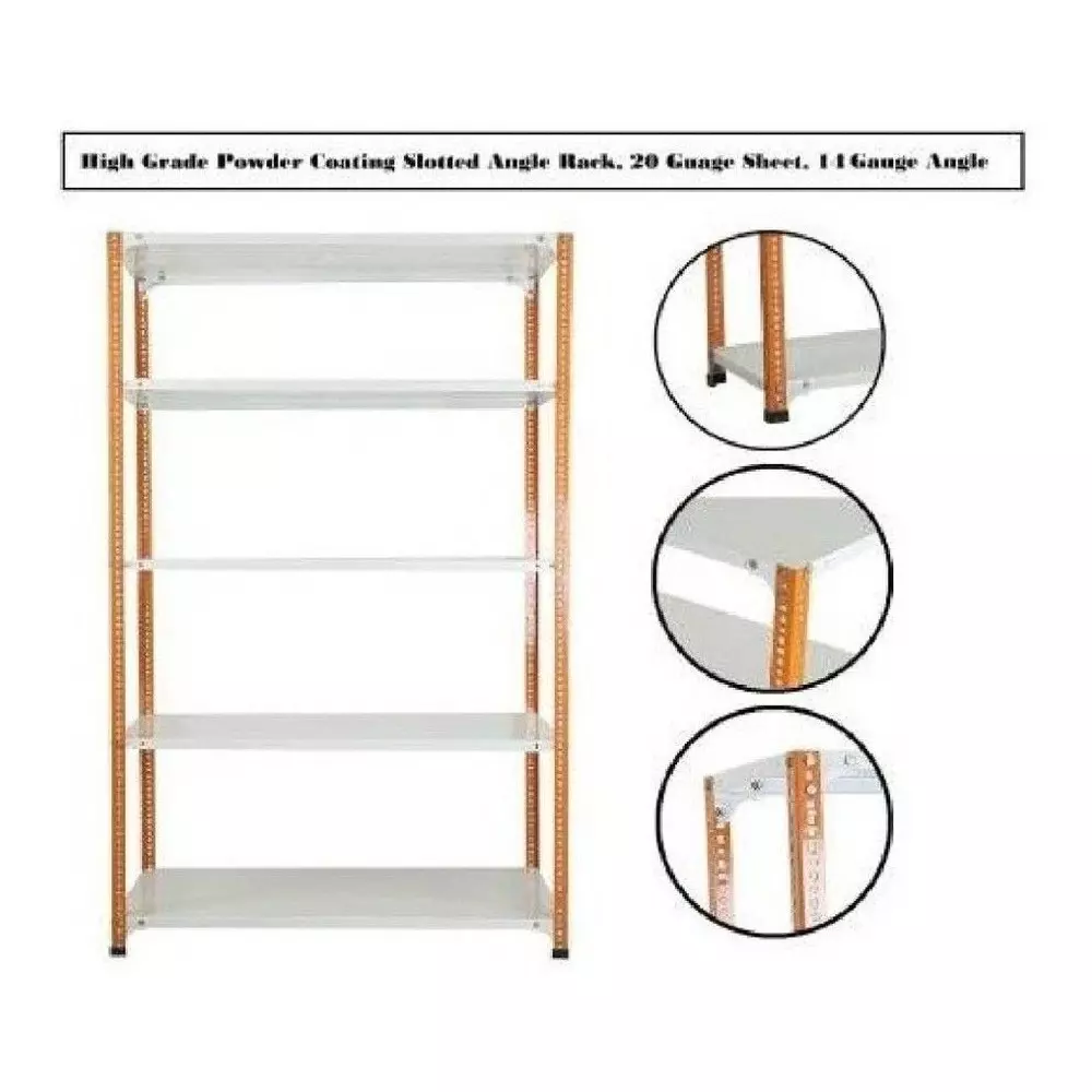 spacious-metal-kitchen-cabinet-orange-and-ivory-5-shelves-12x24x86-inch