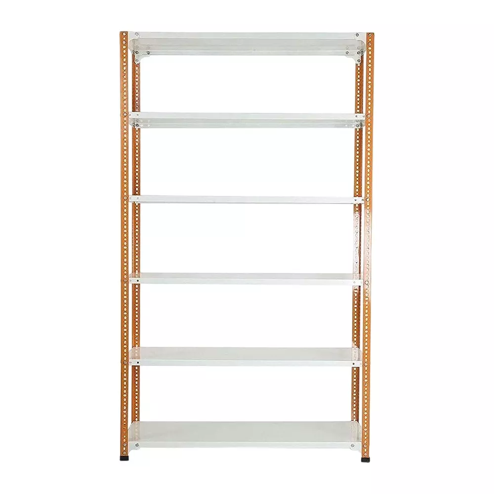 spacious-metal-kitchen-cabinet-orange-and-ivory-6-shelves-15x36x78-inch