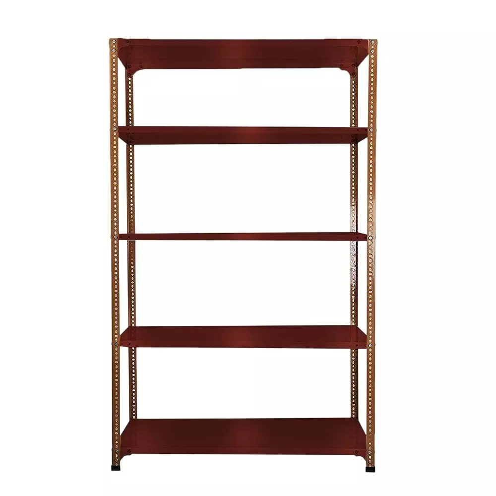 spacious-metal-kitchen-cabinet-dark-chocolate-5-shelves-12x36x725-inch