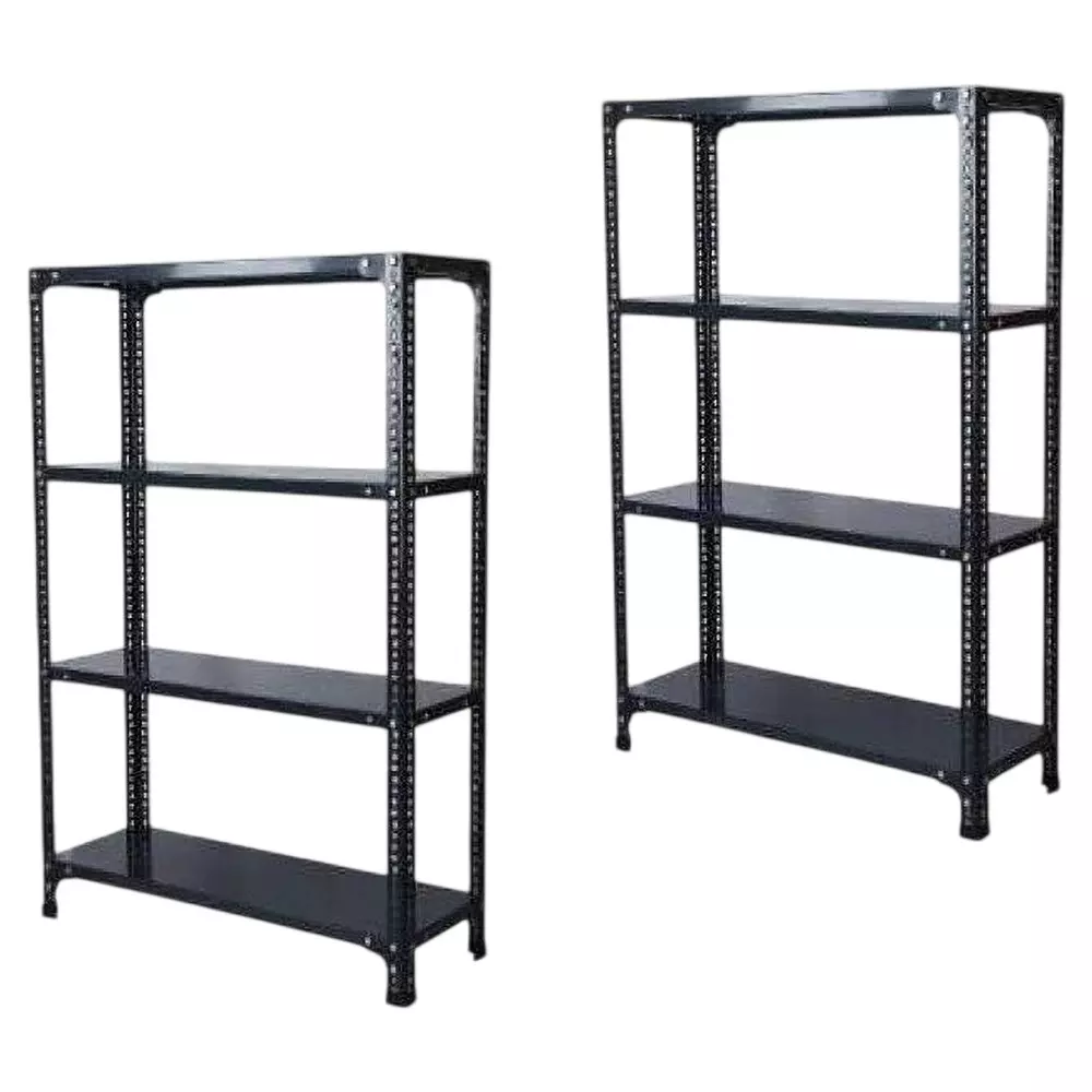 Spacious Metal Kitchen Cabinet Grey 4 Shelves 9X33x71 inch Size (Pack of 2)
