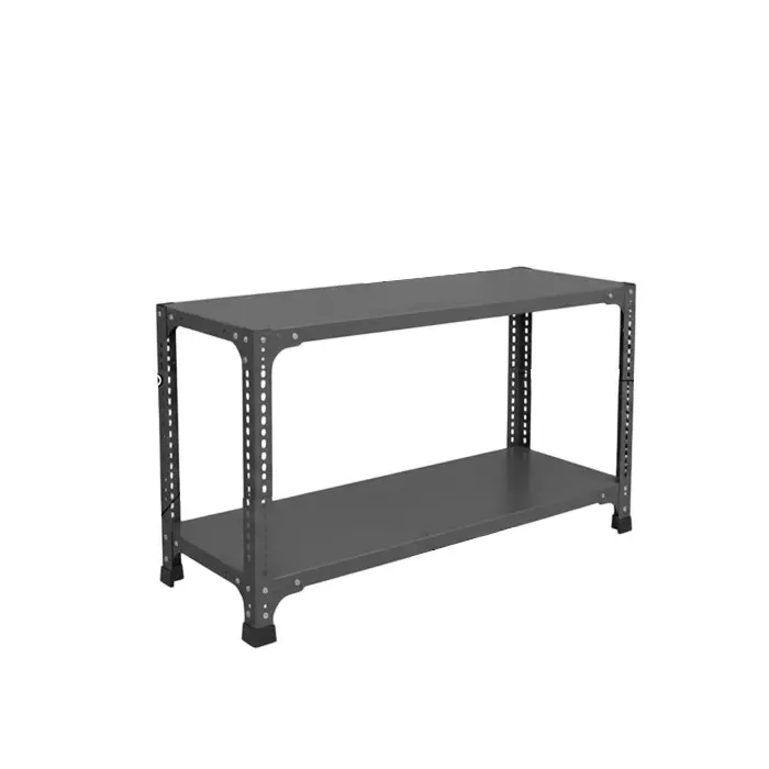 Spacious Shopsy Kitchen Cabinet Metal Grey Color 2 Shelves 24x9x35 inch Size