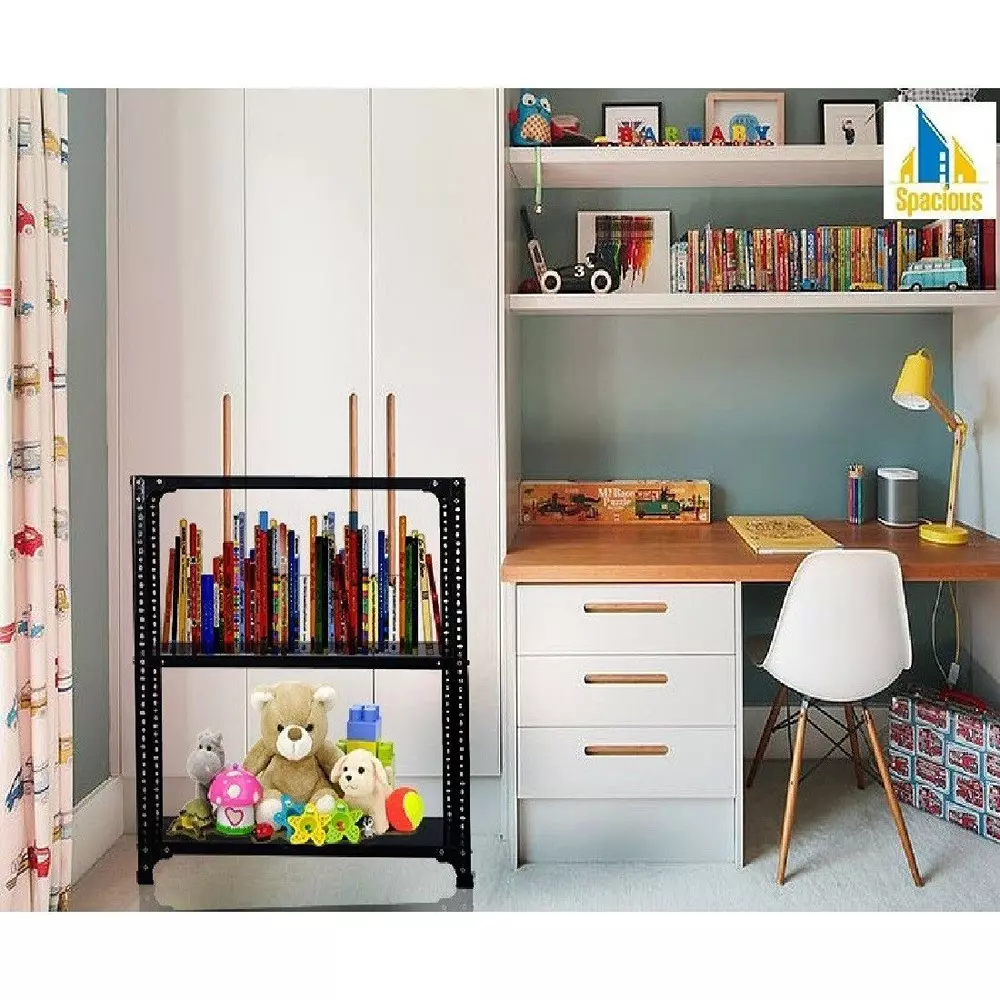 spacious-luggage-rack-black-3-shelves-24x36x36-inch-size