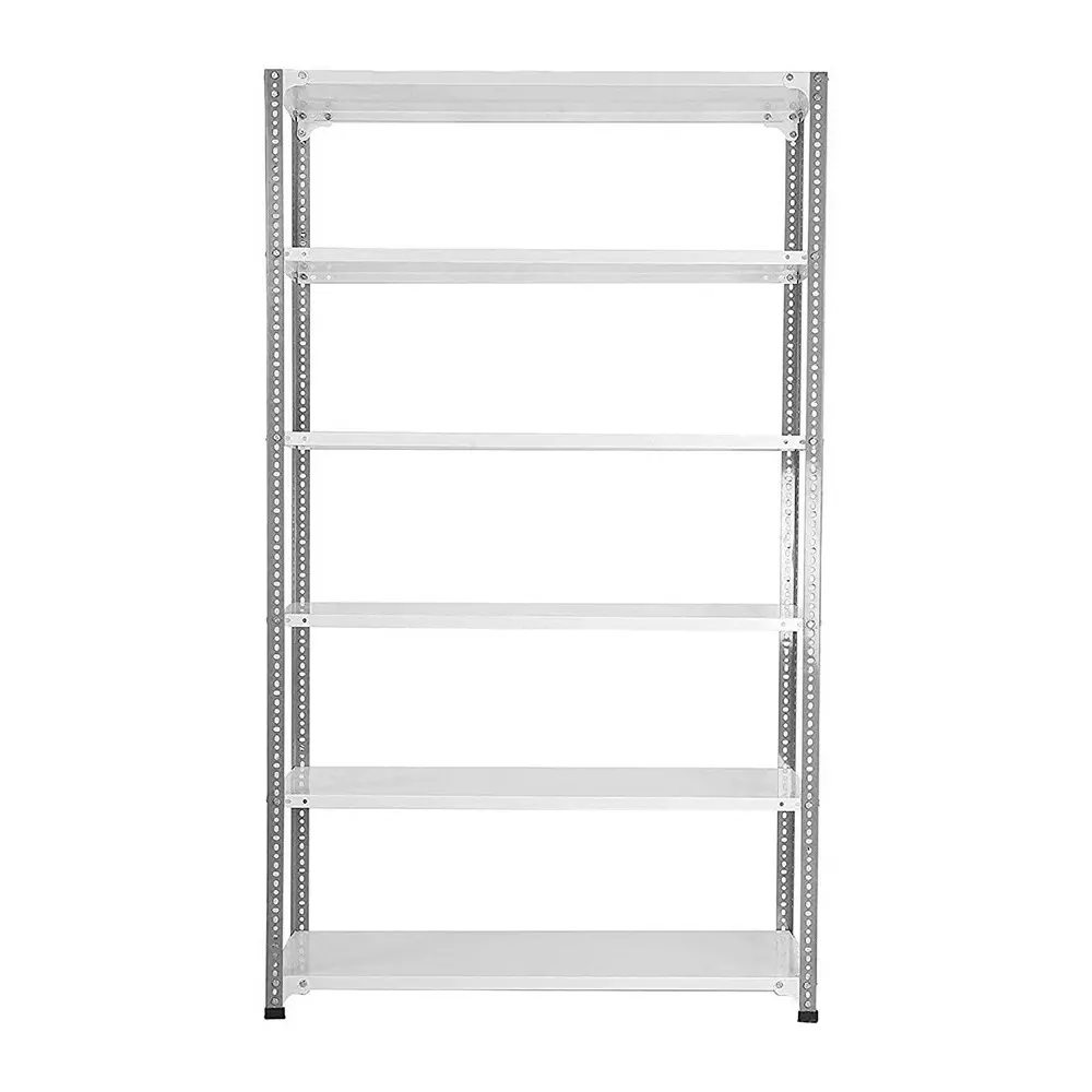 spacious-luggage-rack-white-and-grey-6-shelves-18x36x78-inch-size