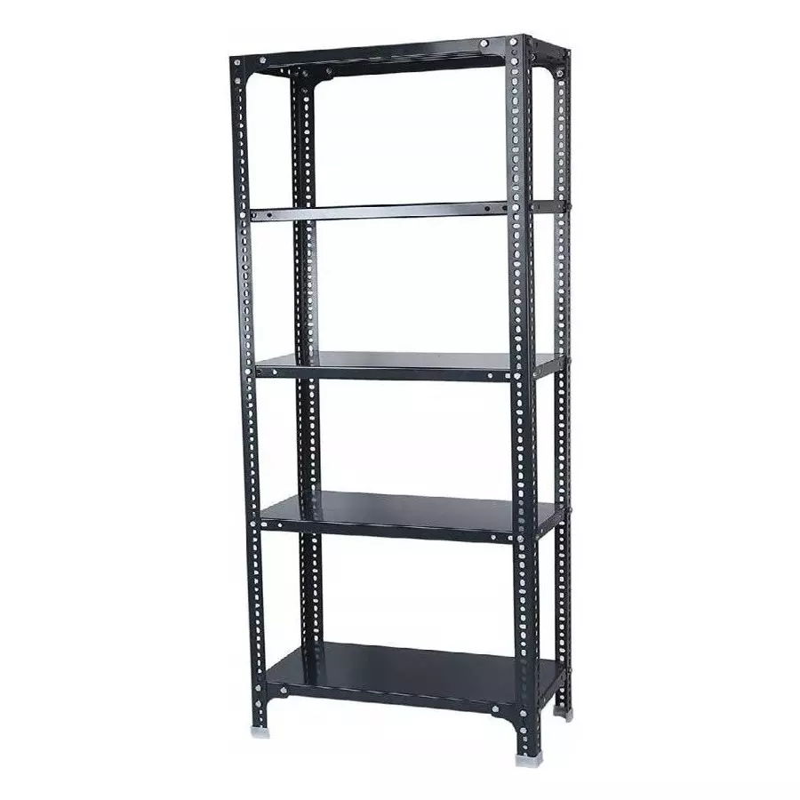 Spacious Luggage Rack Grey 5 Shelves 24x36x79 inch Size