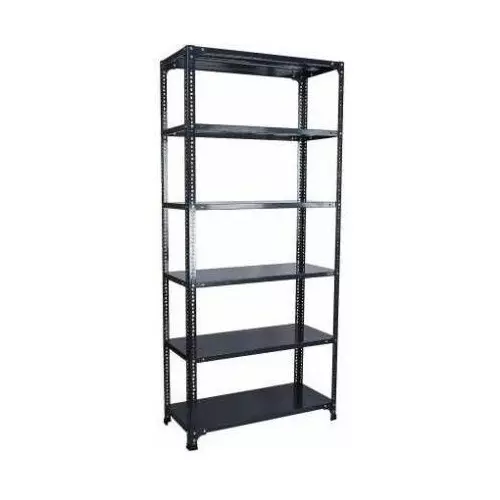Spacious Luggage Rack Grey 6 Shelves 12x24x77 inch Size