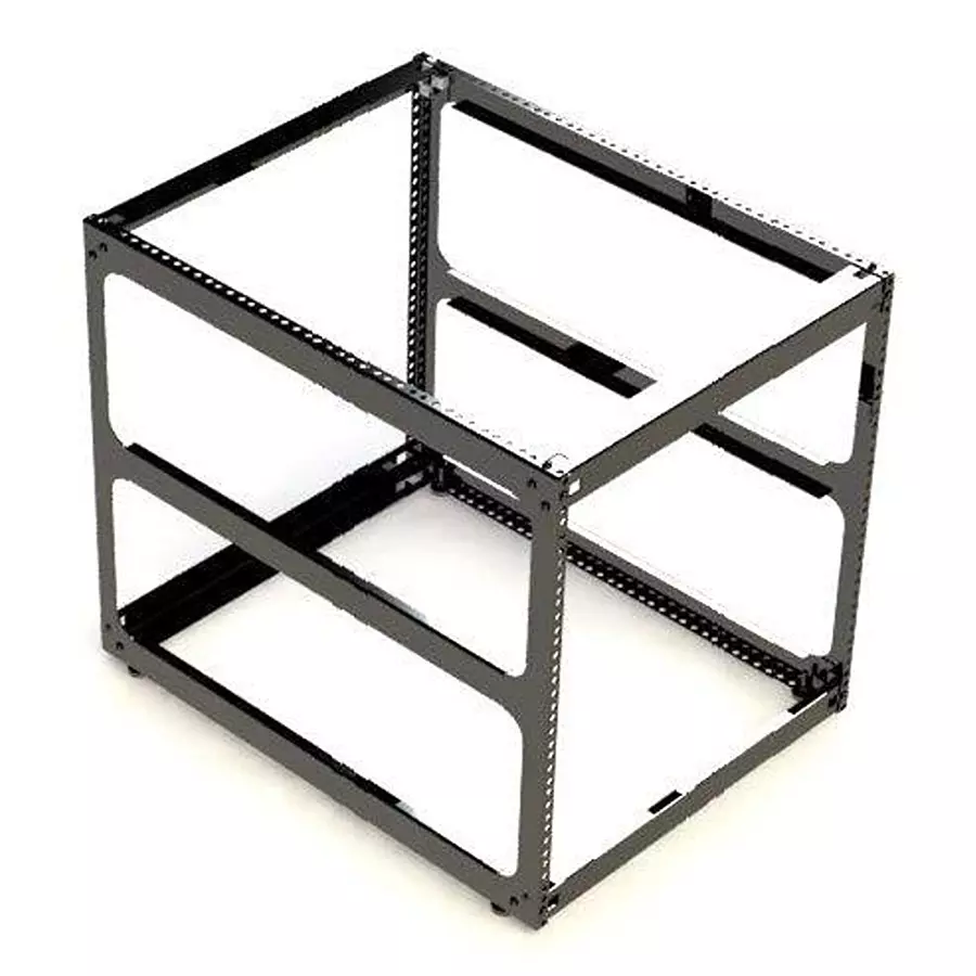 BUD INDUSTRIES Open Rack 10U, 12U Racks, BSR-44-BT