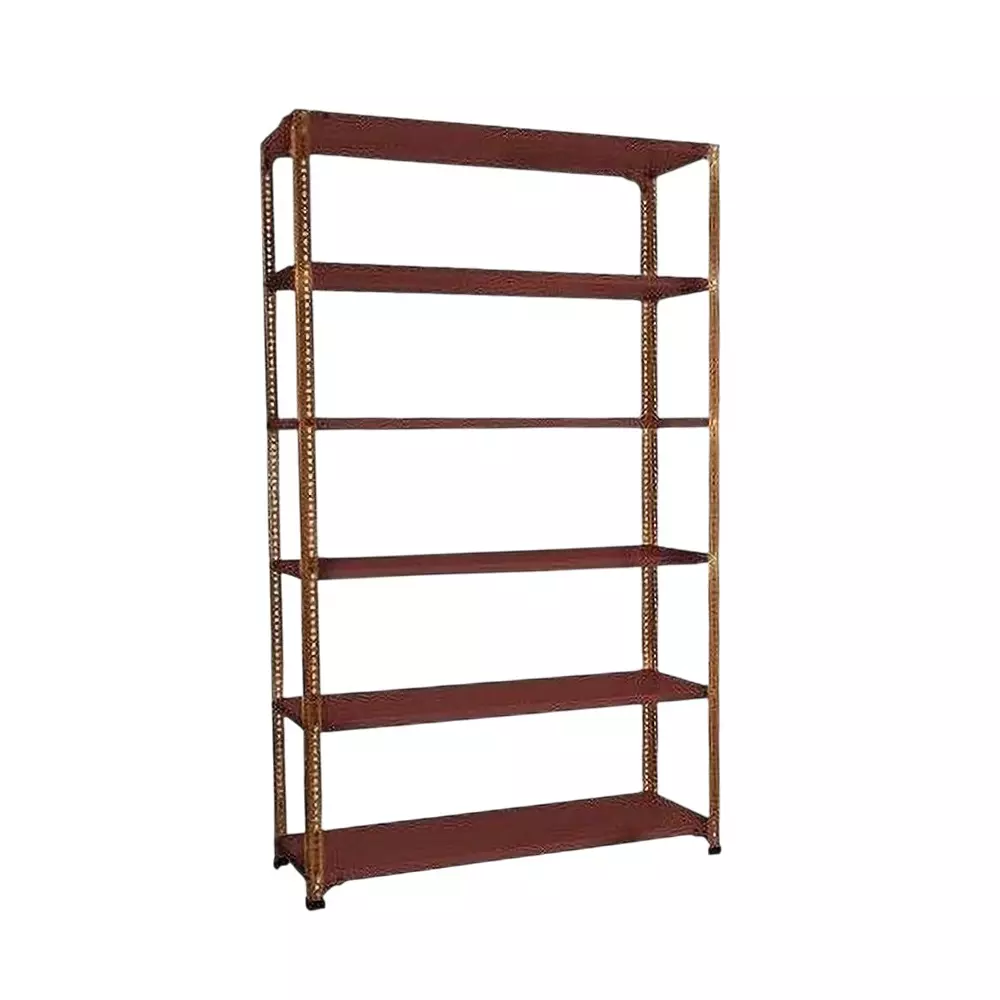 Spacious Metal Kitchen Cabinet Dark Chocolate 6 Shelves 18x36x88 inch Size