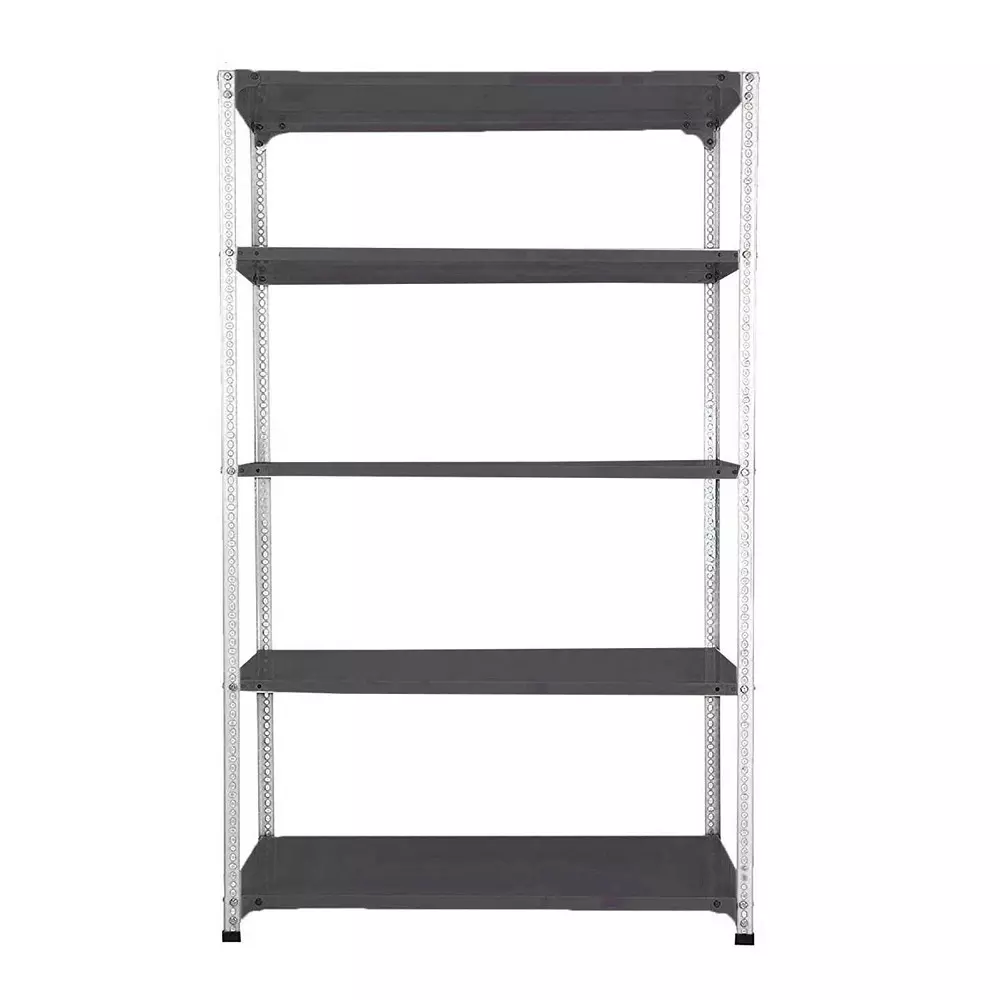 spacious-luggage-rack-grey-and-white-color-5-shelves-12x33x48-inch