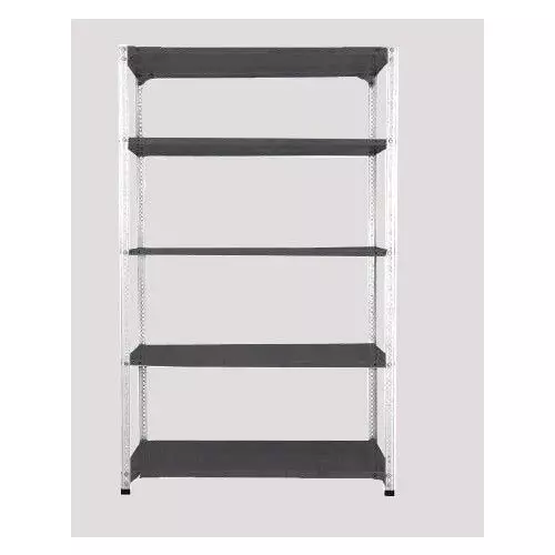 spacious-luggage-rack-white-and-grey-color-5-shelves-12x36x87-inch