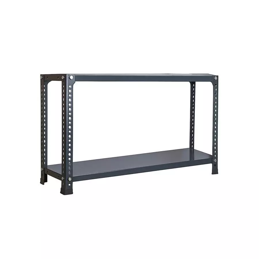 Spacious Shopsy Shoe Rack Grey 2 Shelves 12x33x25 inch Size