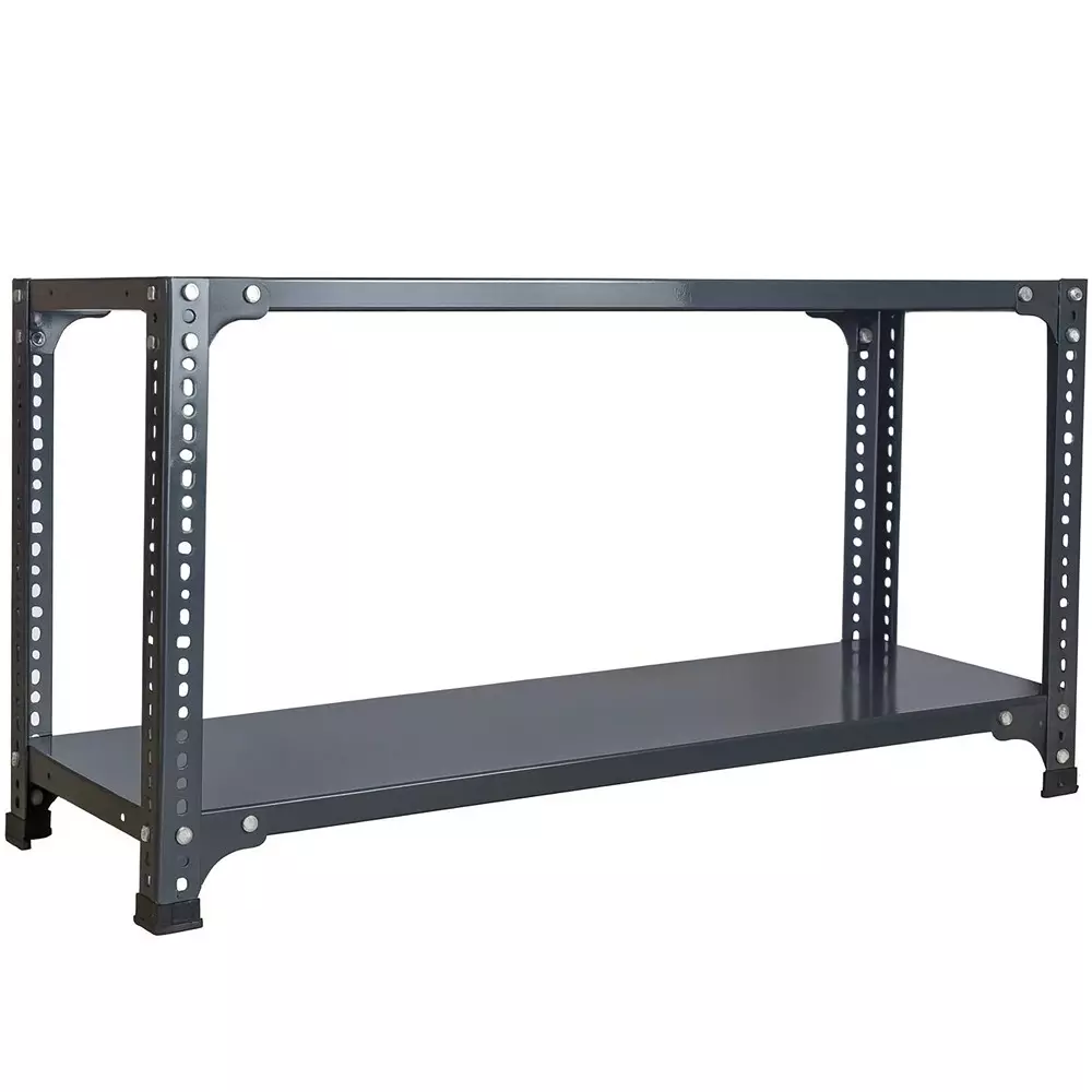 spacious-shopsy-shoe-rack-grey-2-shelves-12x33x25-inch-size