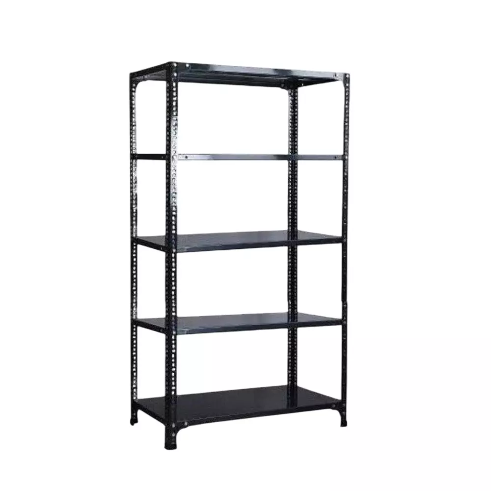 Spacious Metal Kitchen Cabinet Grey 5 Shelves 18x36x60 inch Size