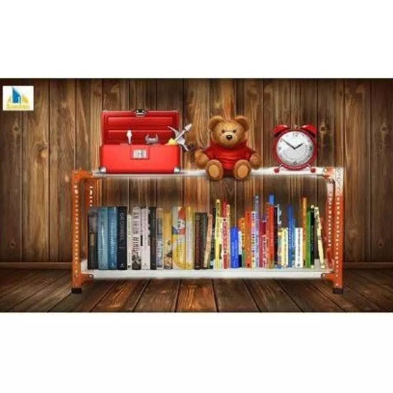 spacious-luggage-rack-orange-and-ivory-color-2-shelves-12x24x23-inch