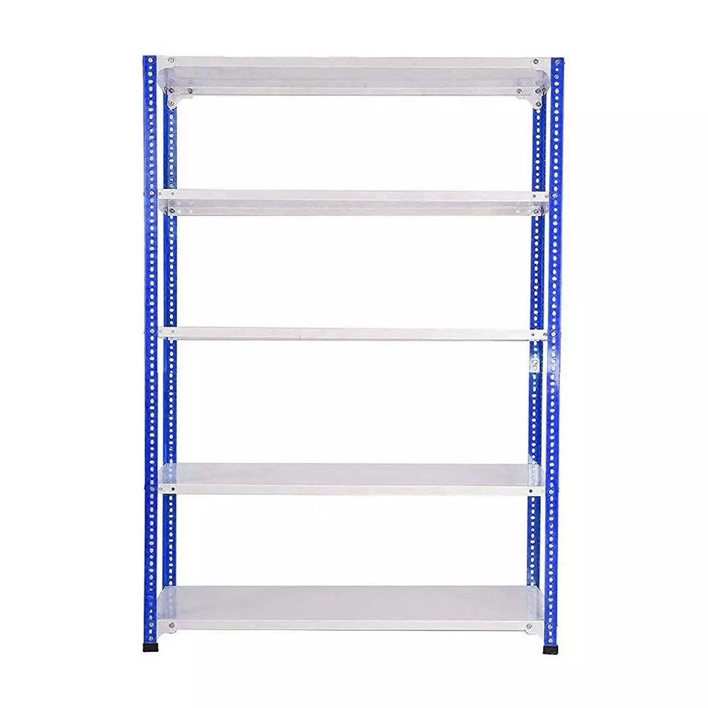 spacious-luggage-rack-blue-and-white-5-shelves-12x36x78-inch-size