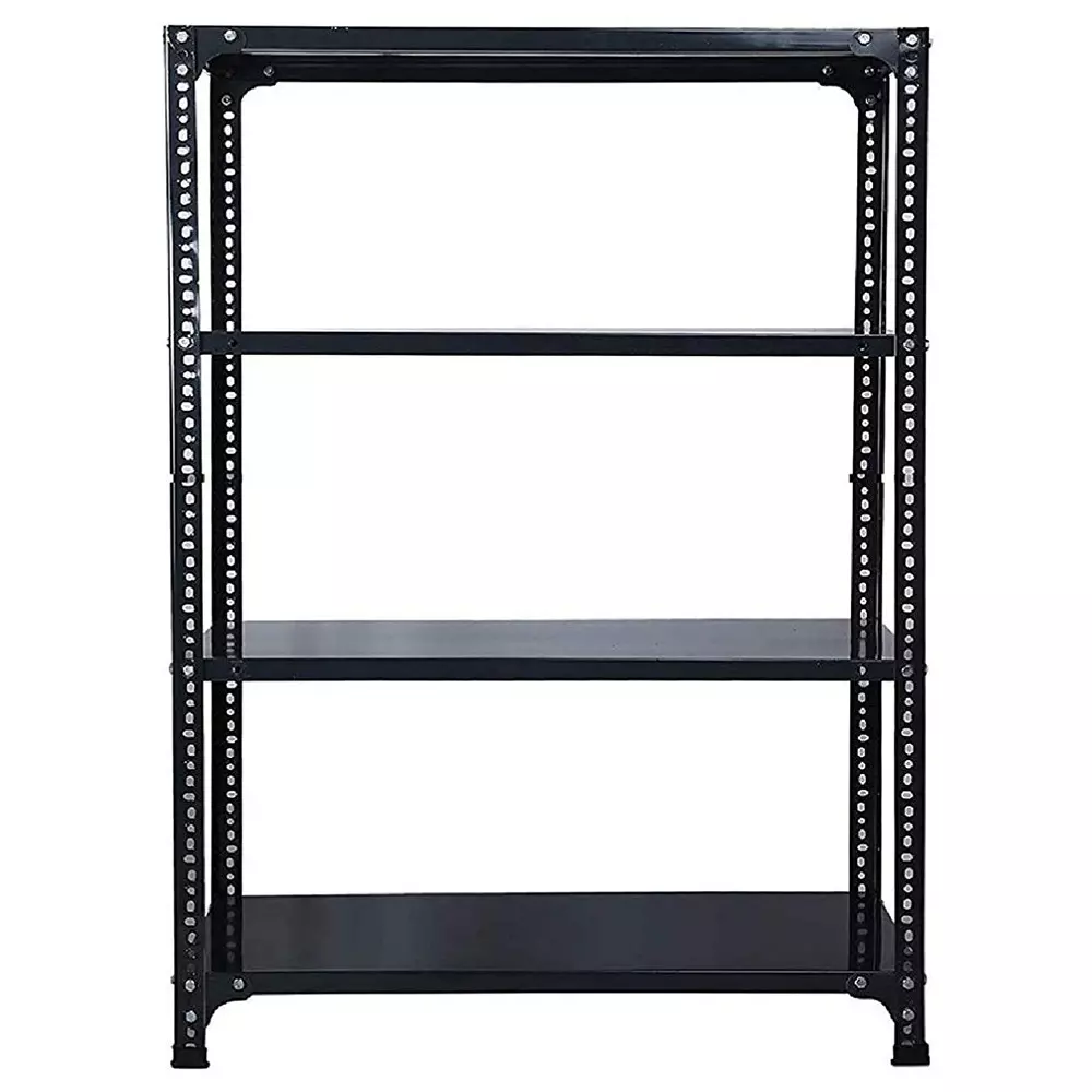 spacious-luggage-rack-black-4-shelves-12x36x48-inch-size