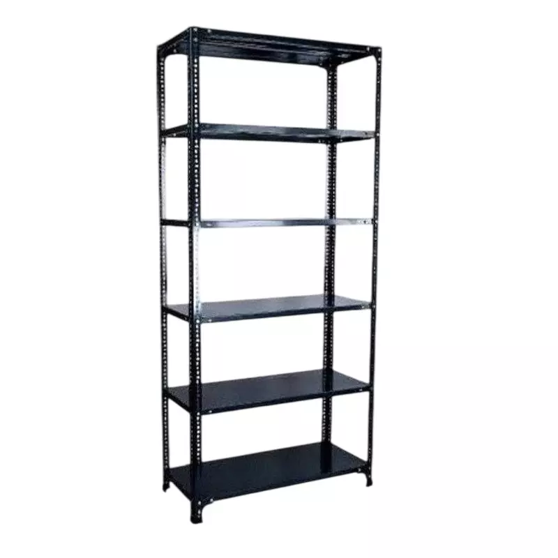 Spacious Luggage Rack Grey 6 Shelves 12x24x72 inch Size
