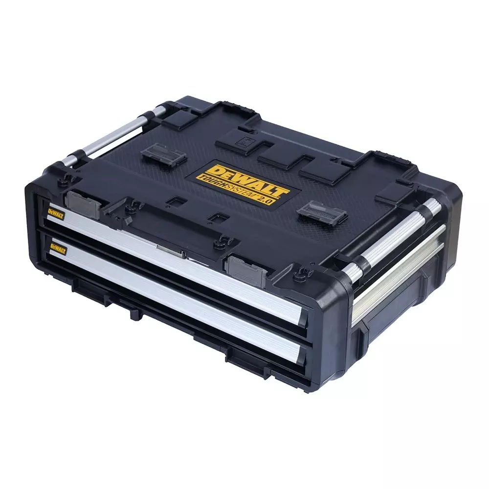 DEWALT ToughSystem 2.0 DXL Shallow Drawer 25 Kg Load Capacity, Plastic Body and 42.8 L Volume, DWST08520-1