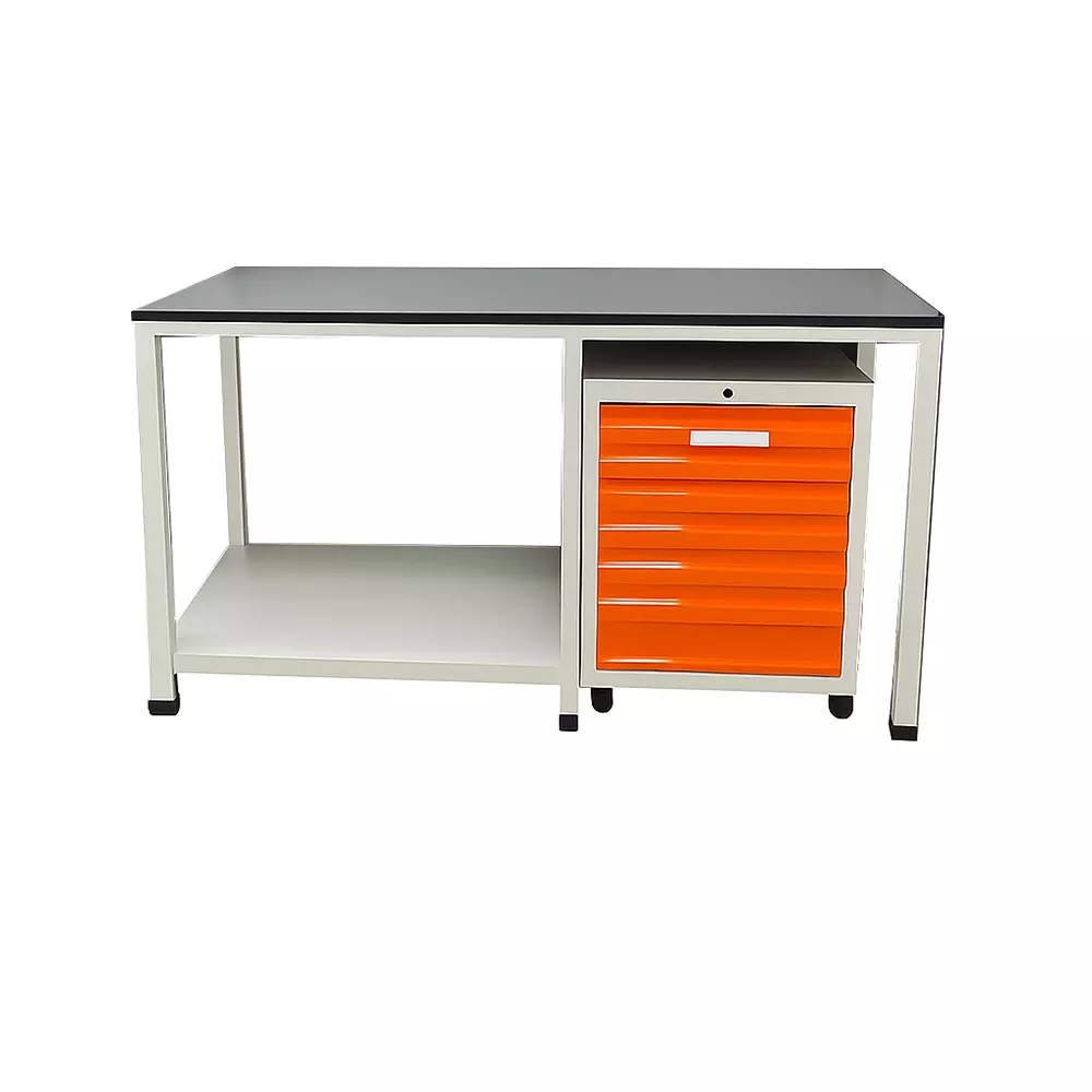 Rimsha Multi-Drawer Tool Trolley with Writing Board 3 Inch (7.62 cm) Wheel Size 1500x700x1800 mm Mild Steel for Industrial Use