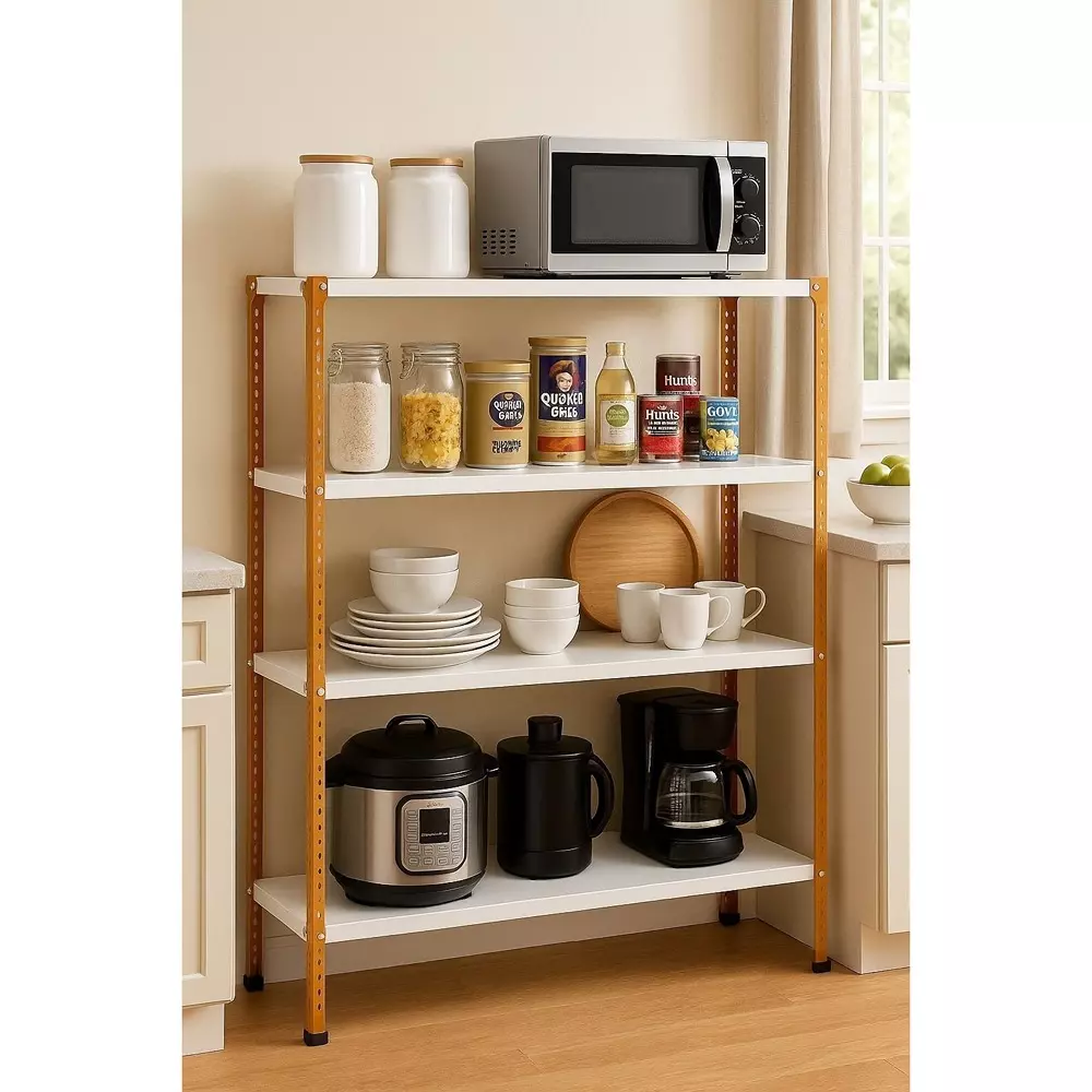 spacious-metal-kitchen-cabinet-orange-and-ivory-4-shelves-18x36x61-inch