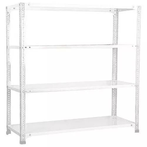 White Large Storage Racks Buy Spacious Luggage Rack White Color 4 Shelves 12x36x71 inch Size ...