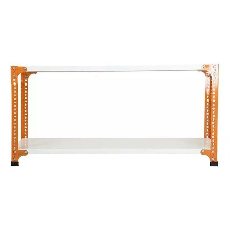 spacious-luggage-rack-orange-and-ivory-color-2-shelves-12x24x37-inch